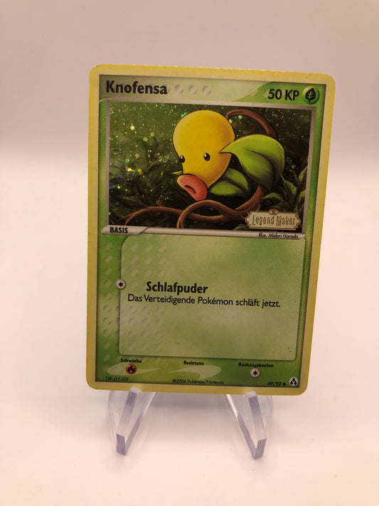Pokemon Karte Stamp Knofensa 49/92 Deutsch