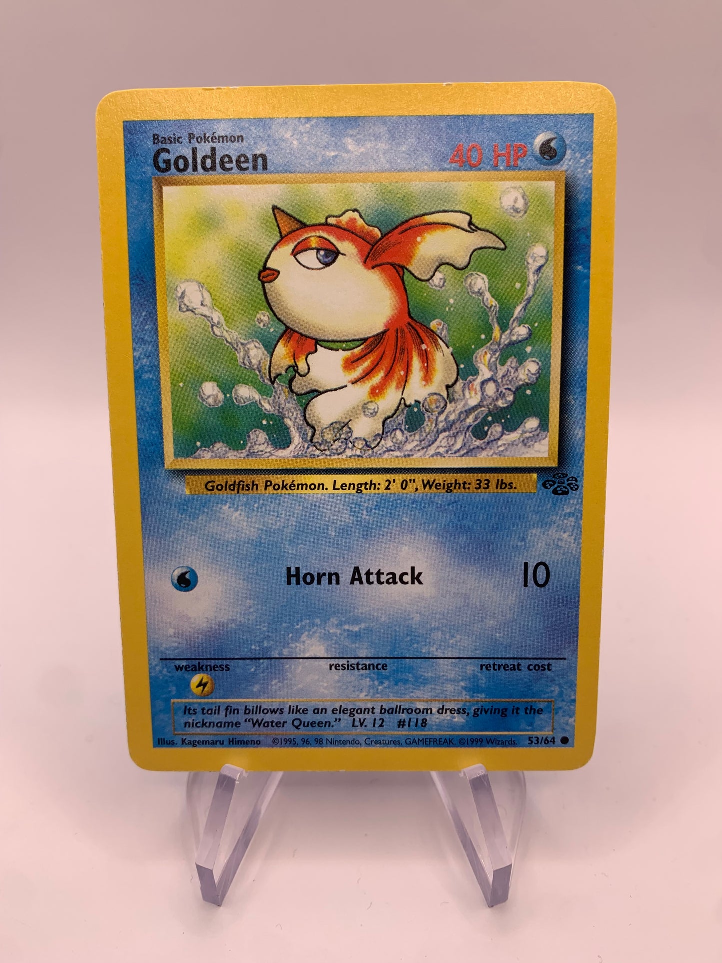 Pokemon Karten Goldini 53/64 Jungel Englisch