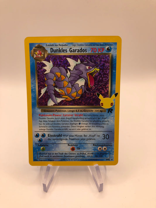 Pokemon Karte Celebration Dunkles Garados 8/82 Deutsch