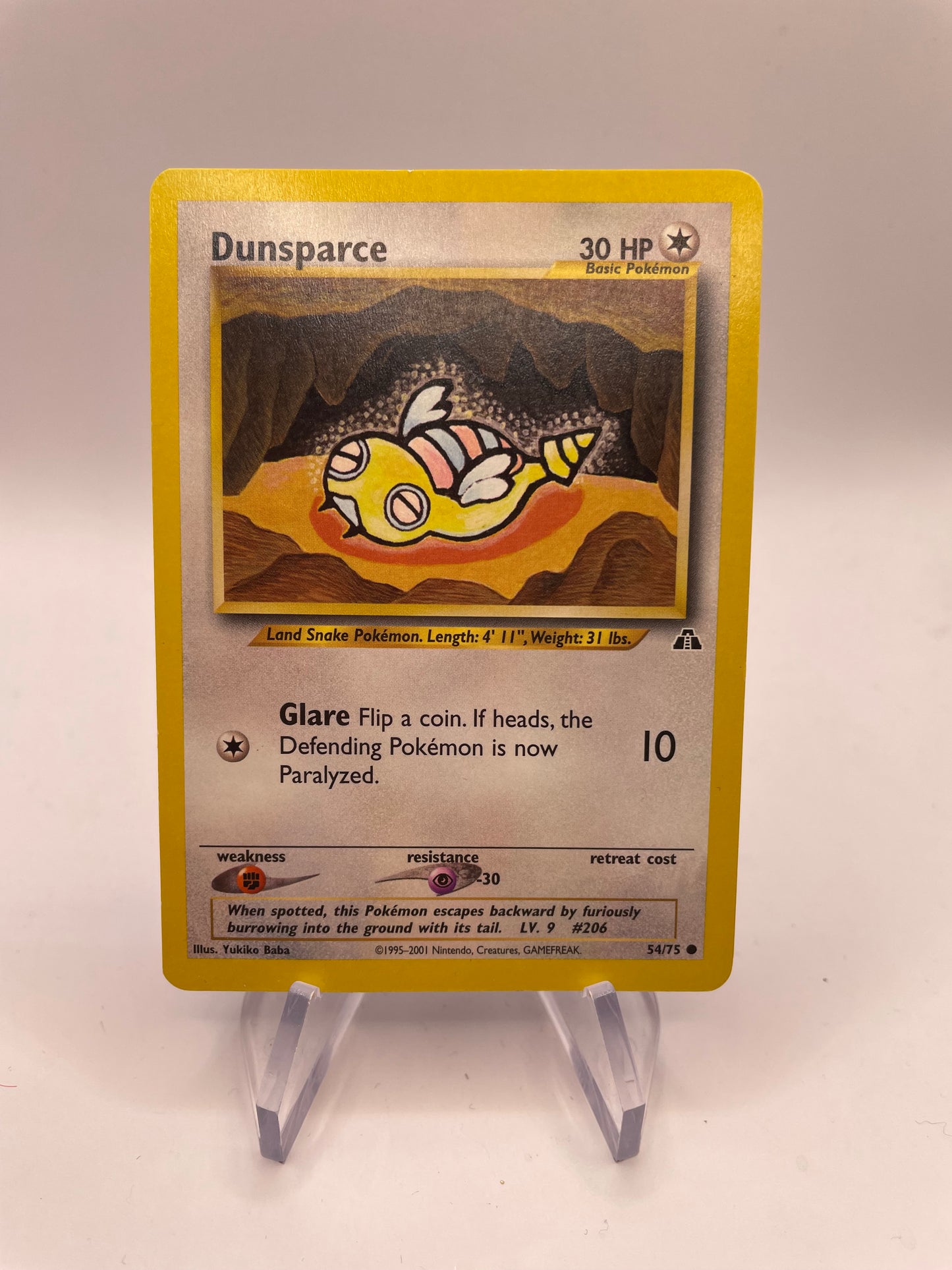 Pokemon Karte Neo Discovery Dunsparce 54/75 Englisch