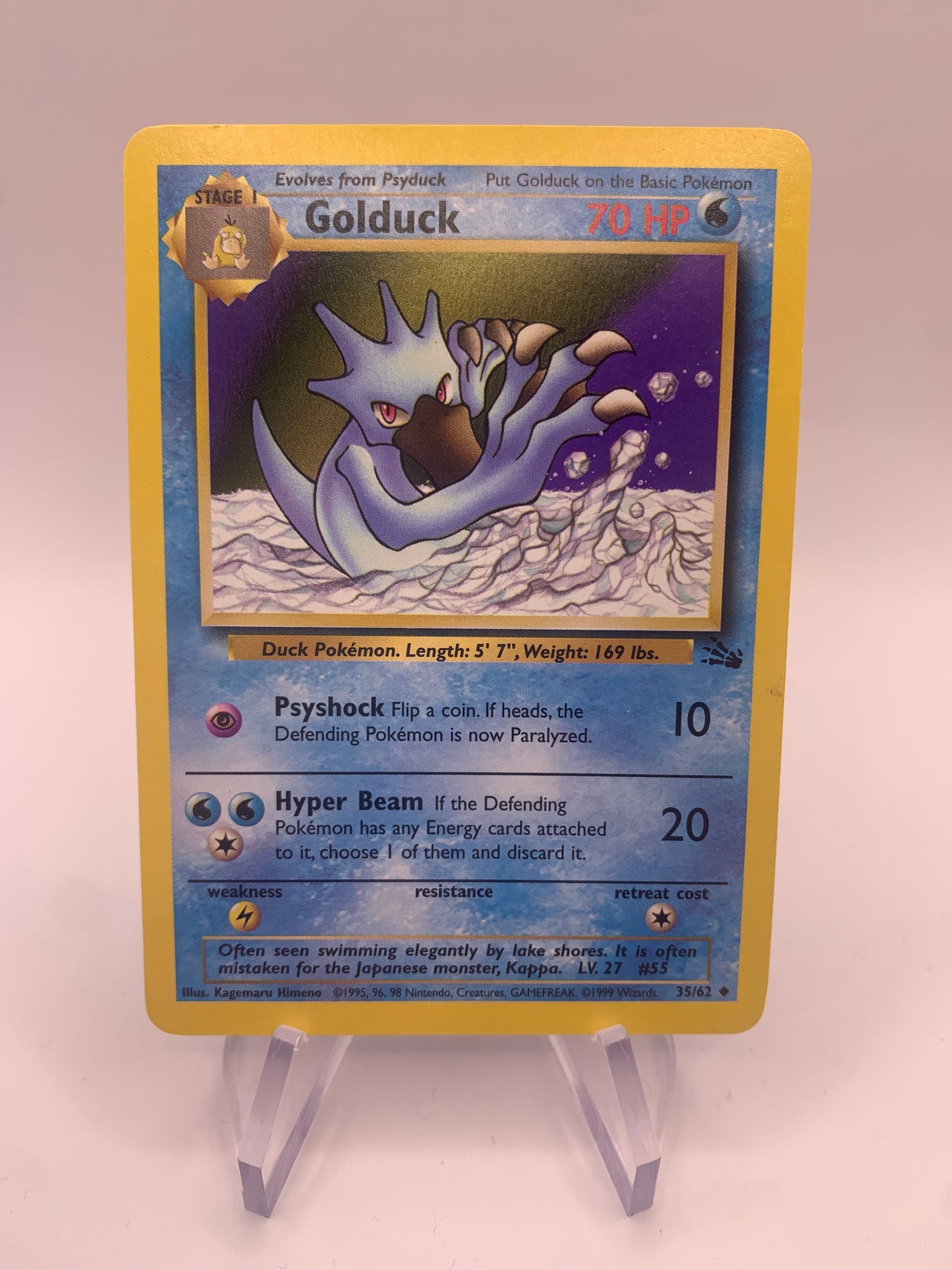 Pokemon Card Entoron Fossil 35/62 English