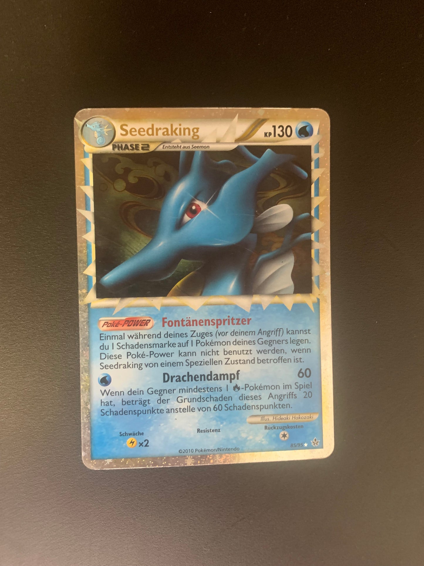 Pokemon Karte Prime Seedraking 85/95 Deutsch