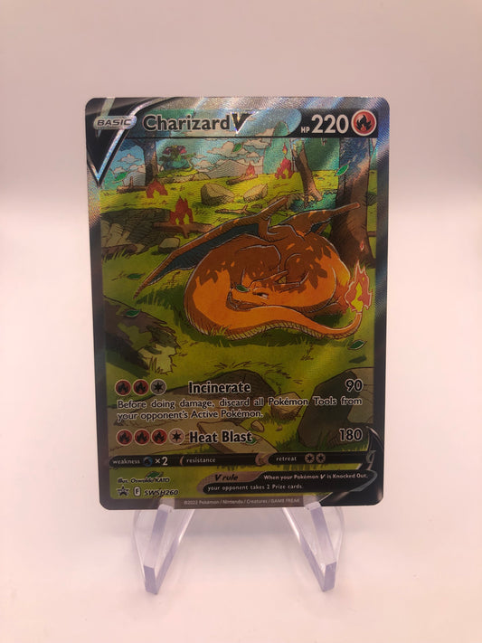Pokemon Karte V Promo Alt-Art Glurak SWSH260 Englisch
