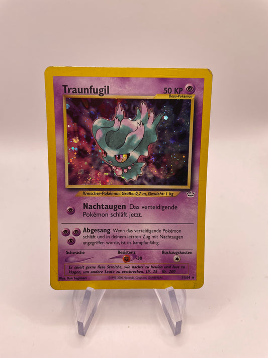 Pokemon Karte Holo Traunfugil 11/64 Deutsch