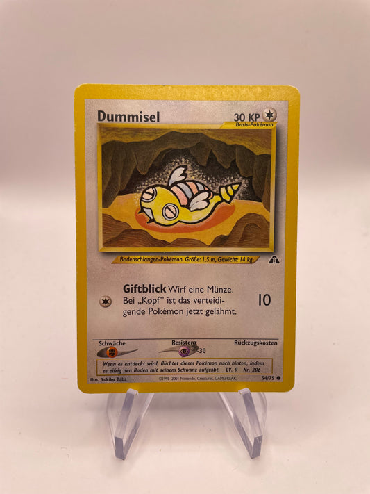 Pokemon Karte Neo Discovery Dummisel 54/75 Deutsch