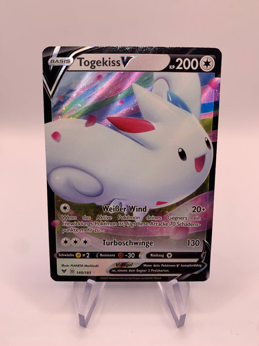 Pokemon Karte V Togekiss 140/185 Deutsch