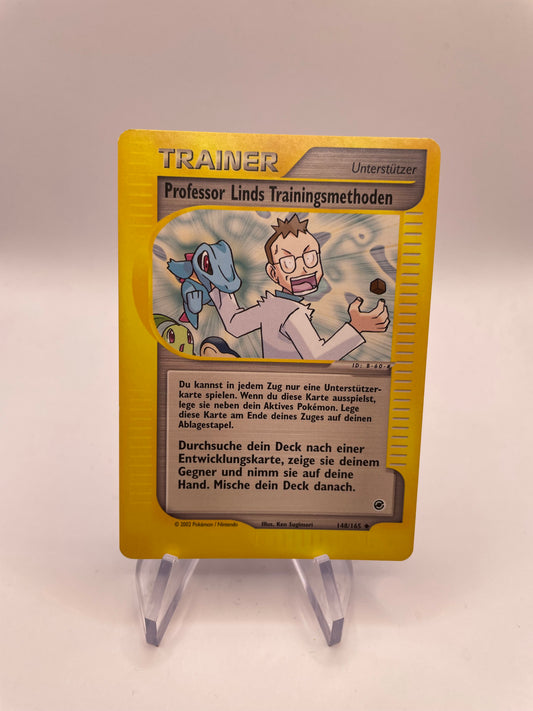 Pokemon Karte e-Series Trainer Professor Linds Trainingsmethoden 148/165 Deutsch