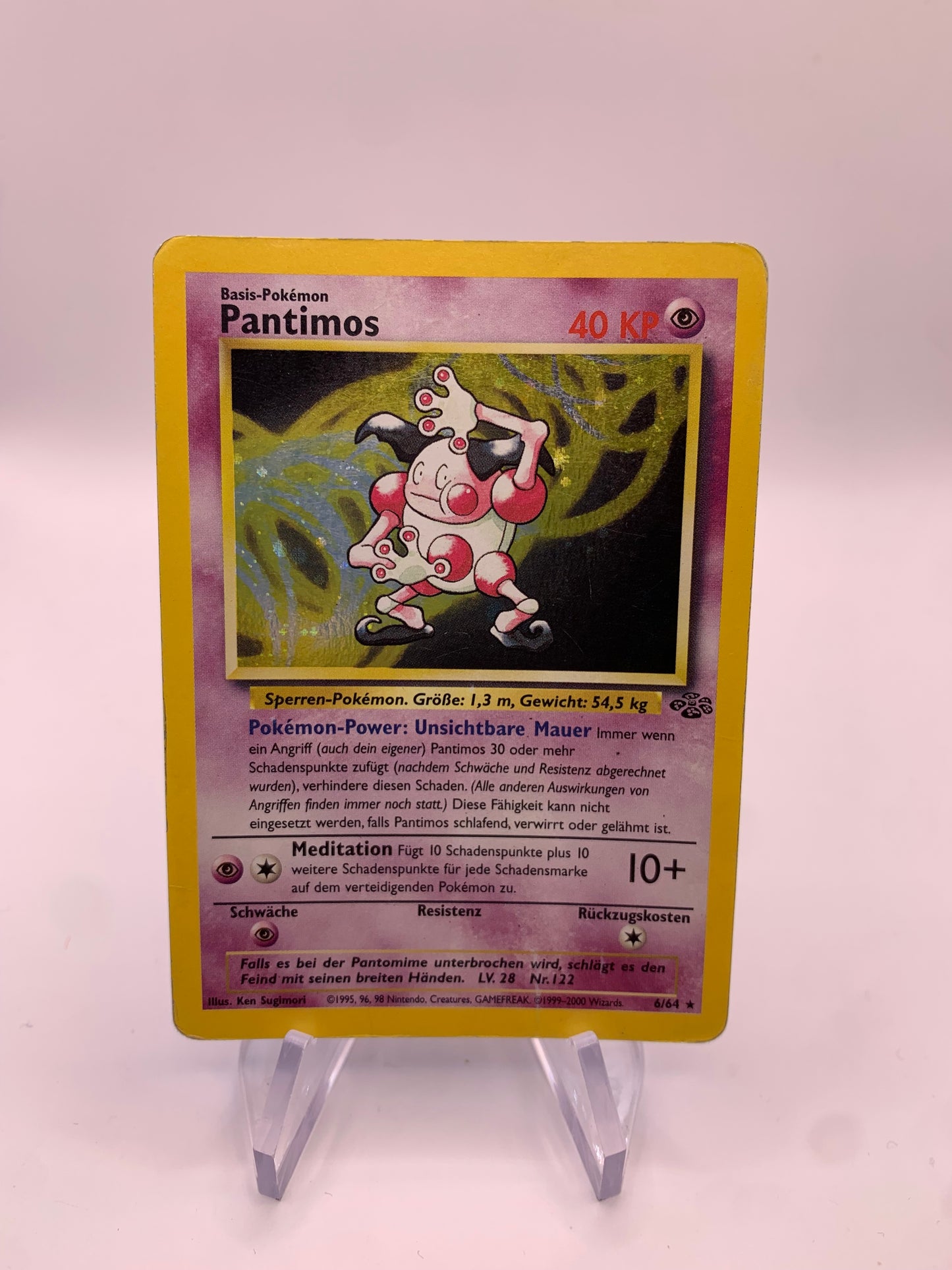 Pokemon Karte Holo Pantimos 6/64 Deutsch