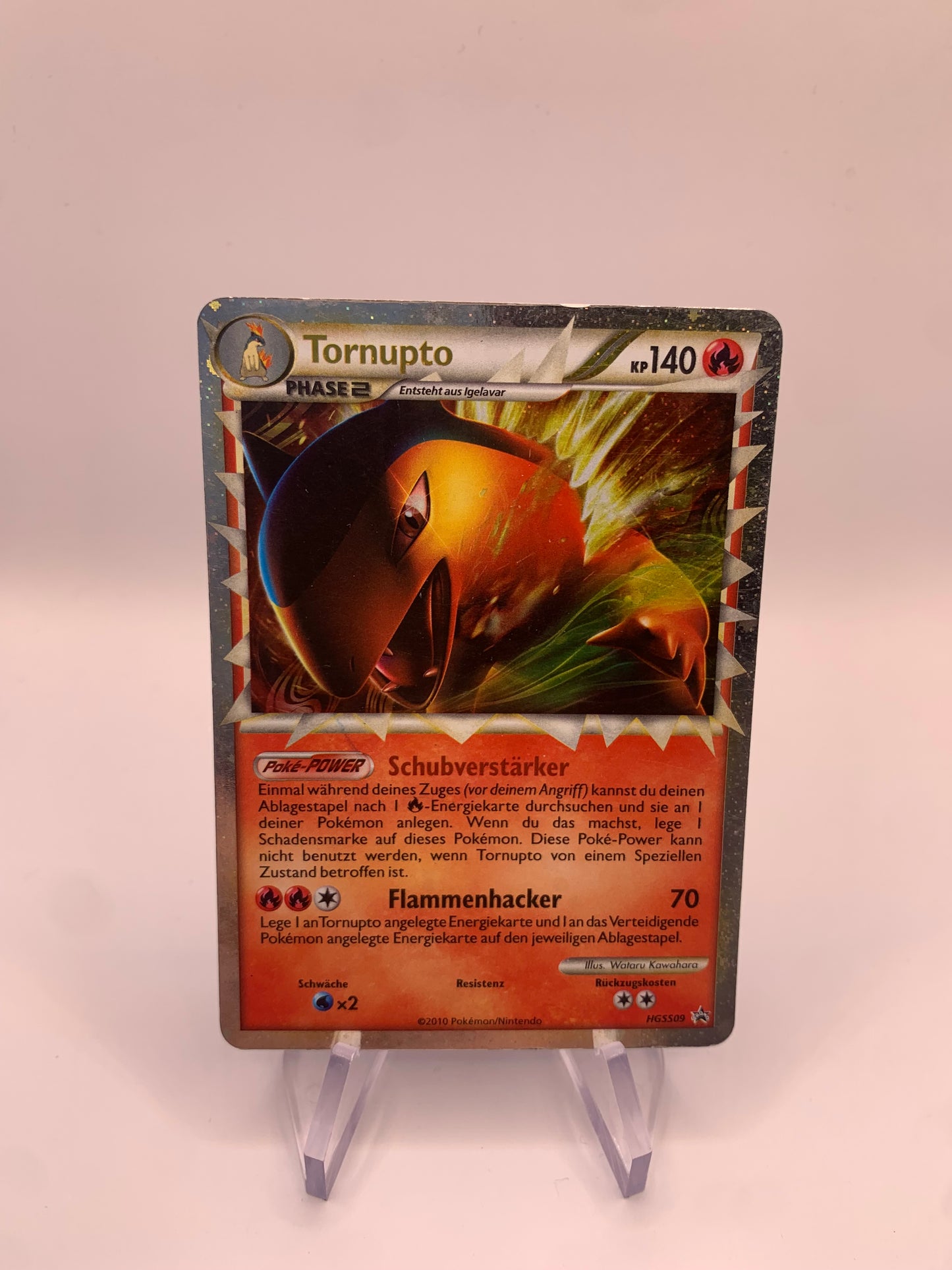 Pokemon Karte Prime Promo Tornupto HGSS09 Deutsch