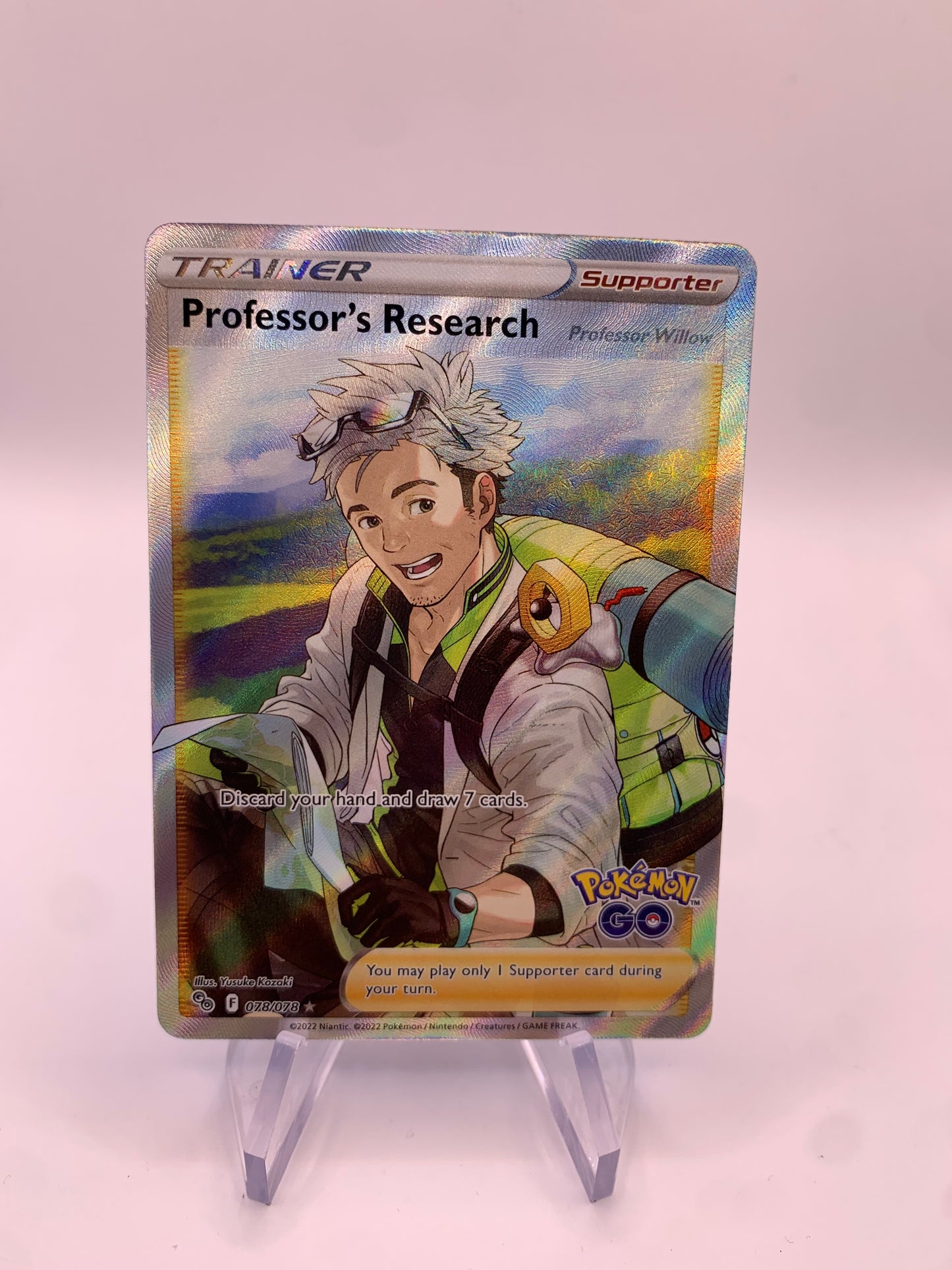 Pokemon Karte Trainer Professors Research 78/78 Englisch