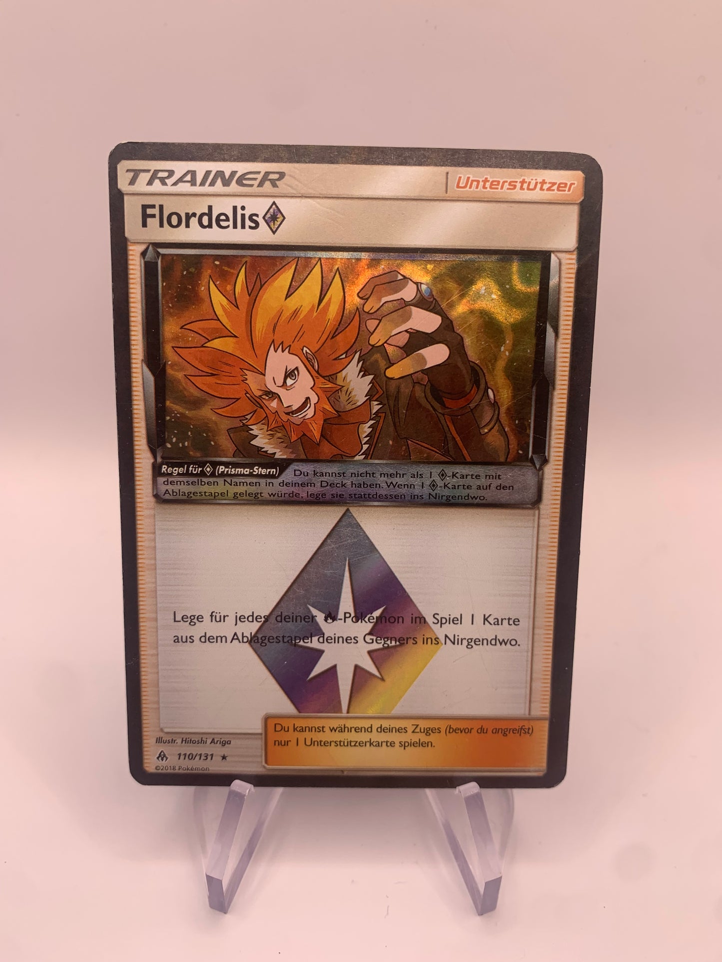 Pokemon Karte Trainer Holo Flordelis 110/131 Deutsch