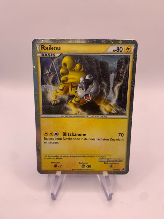 Pokemon Karte Promo Shiny Raikou HGSS19 Deutsch