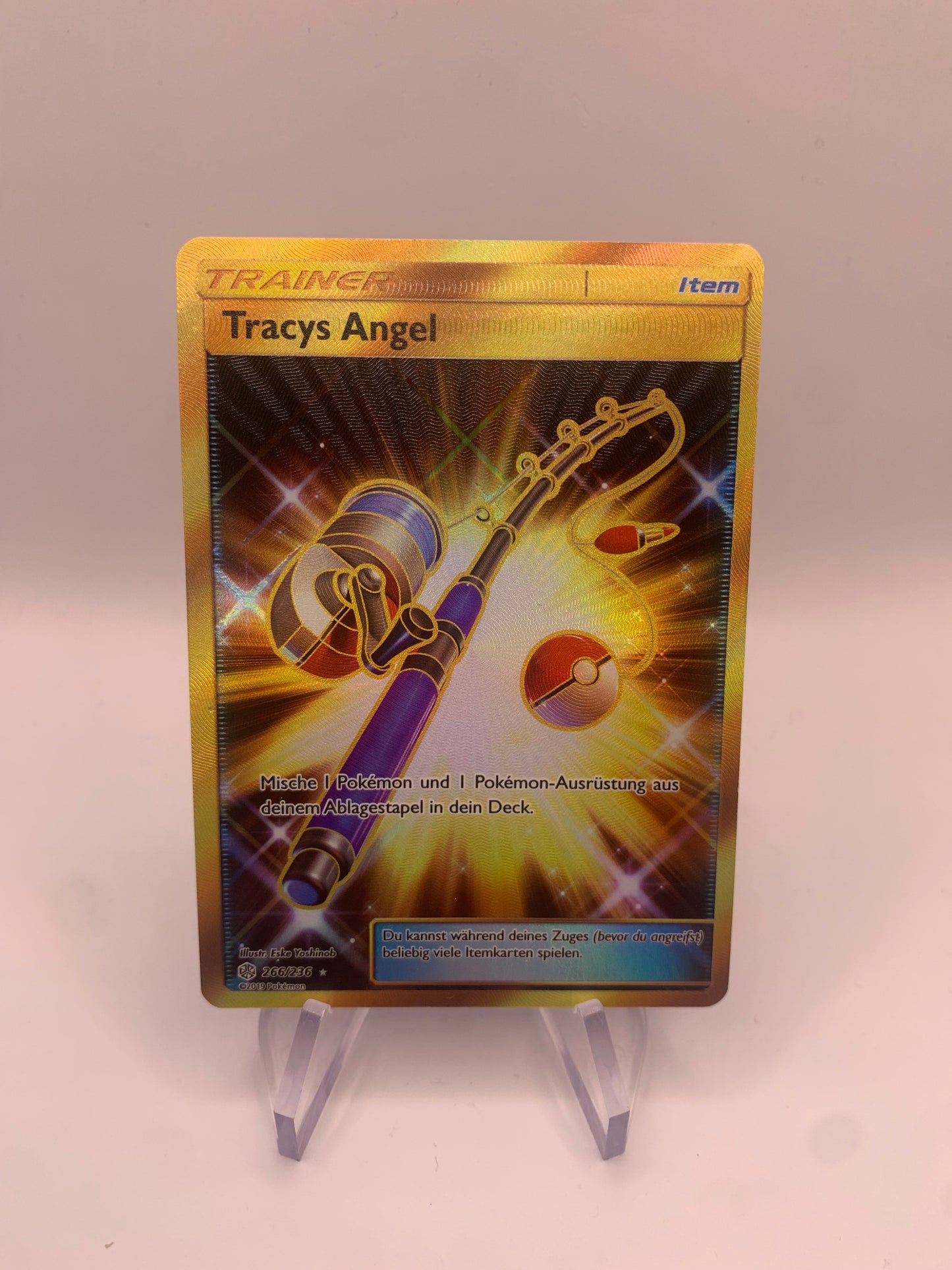 Pokemon Karte Trainer Gold Tracys Angel 266/236 Deutsch