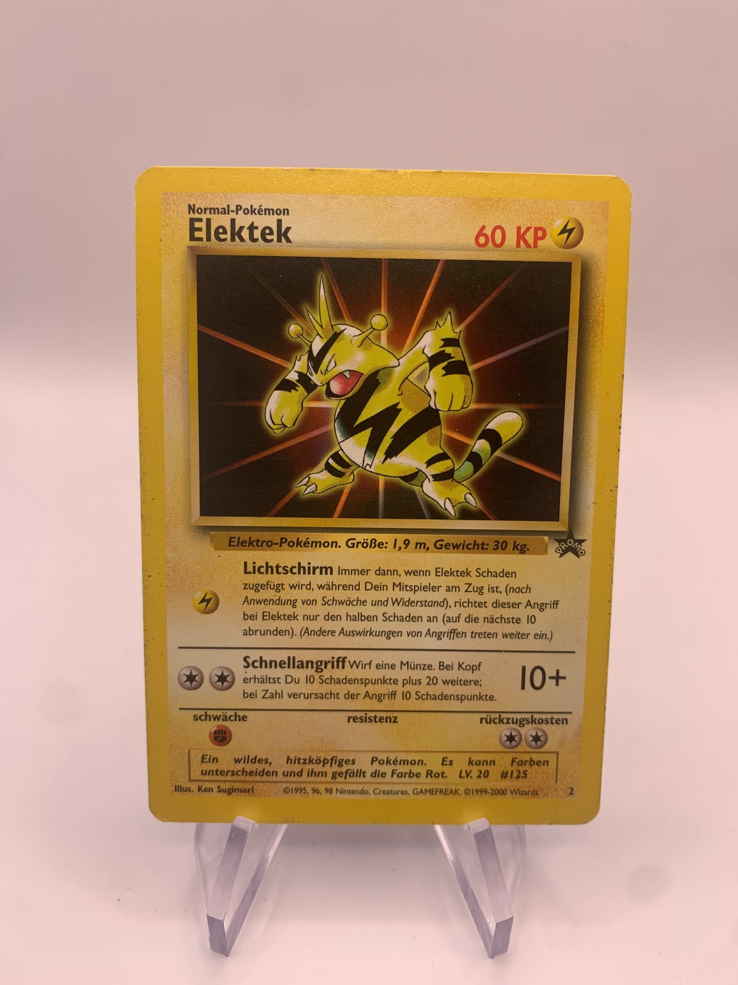 Pokemon Karte Promo Elektek 2 Englisch