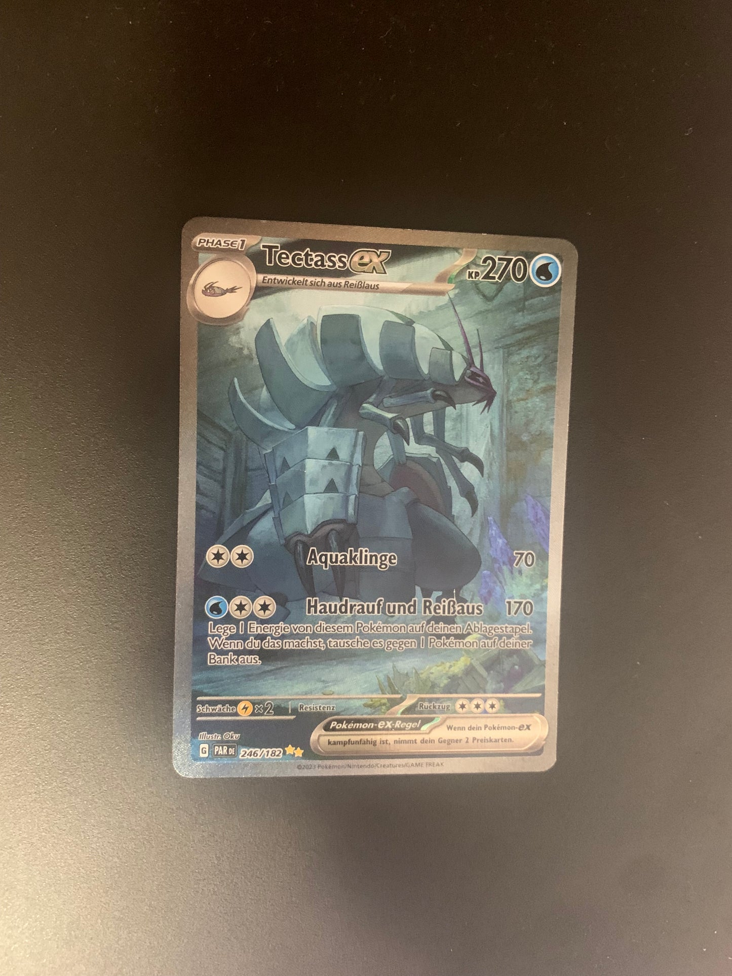 Pokemon Karte Ex Alt-Art Tectass 246/182 Deutsch