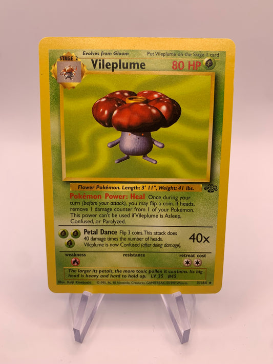 Pokemon Karte Giflor 31/64 Jungel Englisch