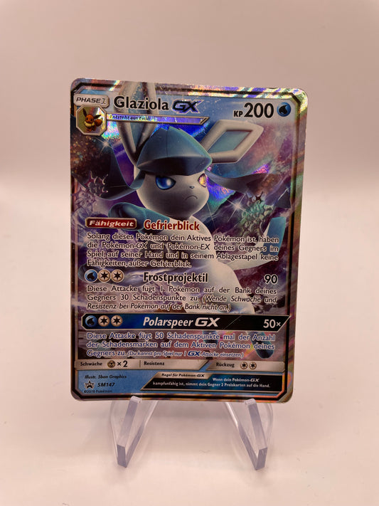 Pokemon Karte GX Glaziola SM147 Deutsch