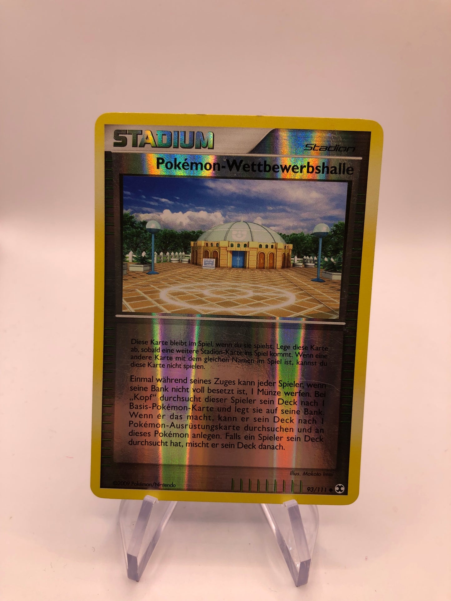 Pokemon Karte Revers Pokemon Wettbewerbshalle 93/111 Deutsch