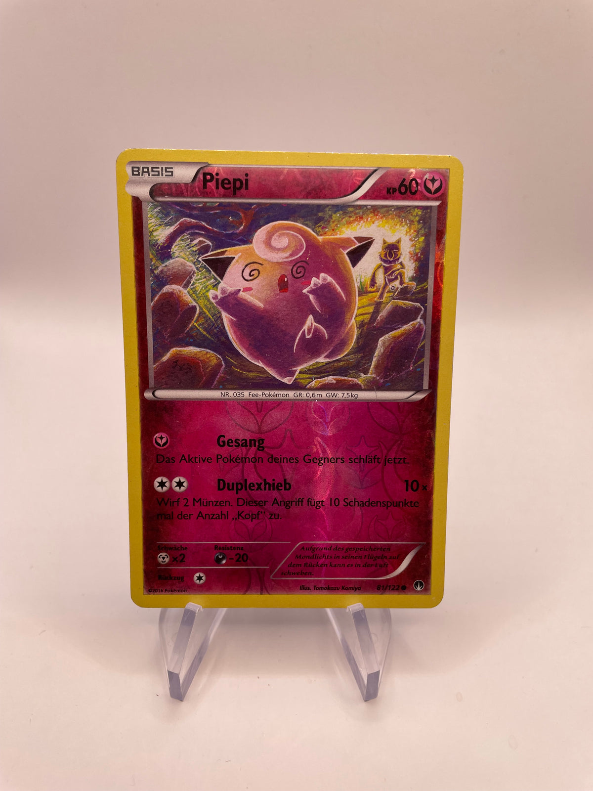 Pokémon Karte Reverse Piepi 81/122 Deutsch