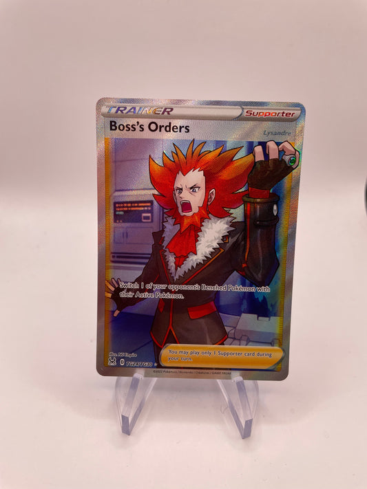 Pokemon Karte Trainer Boss Orders TG24/TG30 Englisch