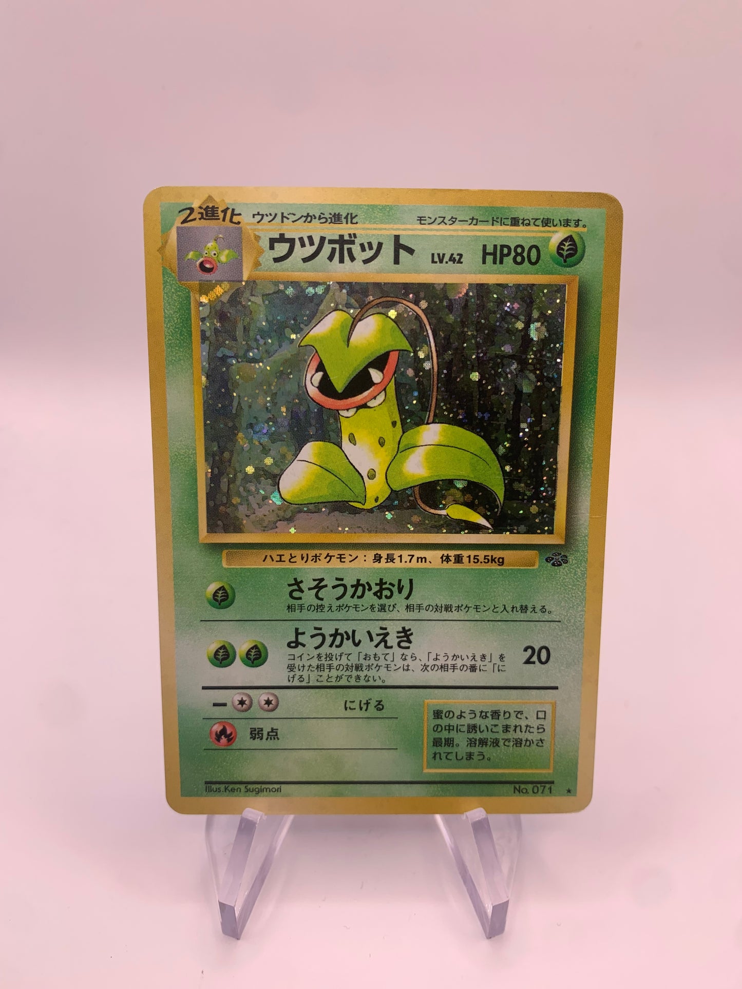 Pokemon Karte Holo Sarzenia No.71 Japanisch