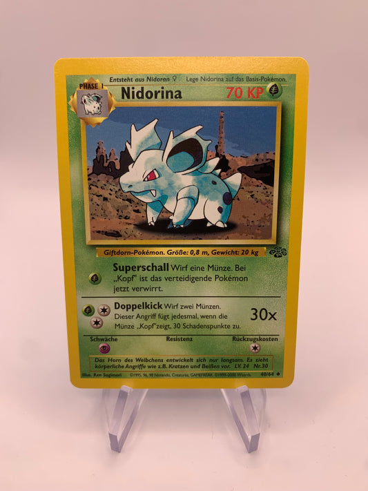 Pokemon Card Nidorina 40/64 Jungle German