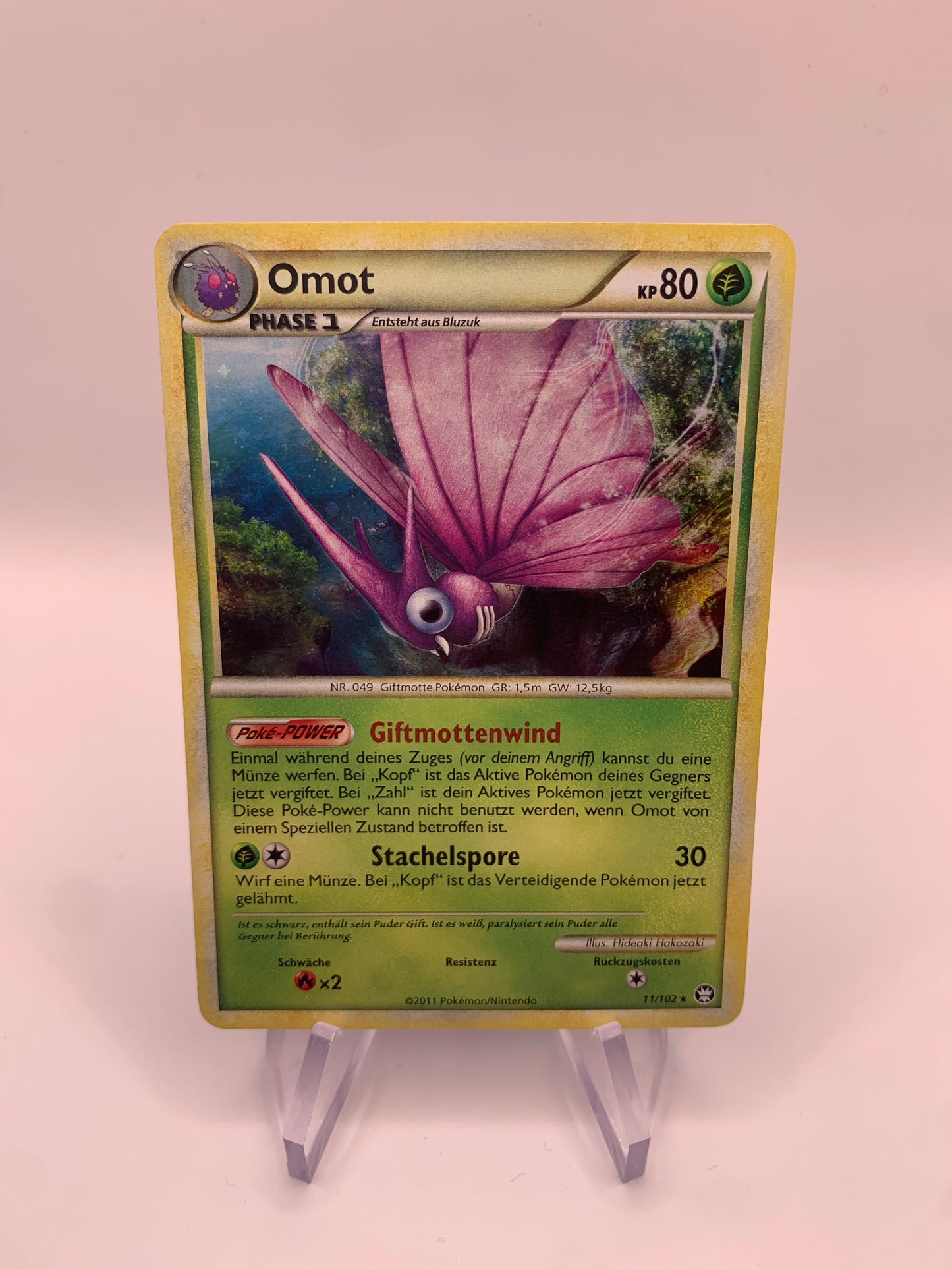 Pokemon Karte Holo Omot 11/102 Deutsch