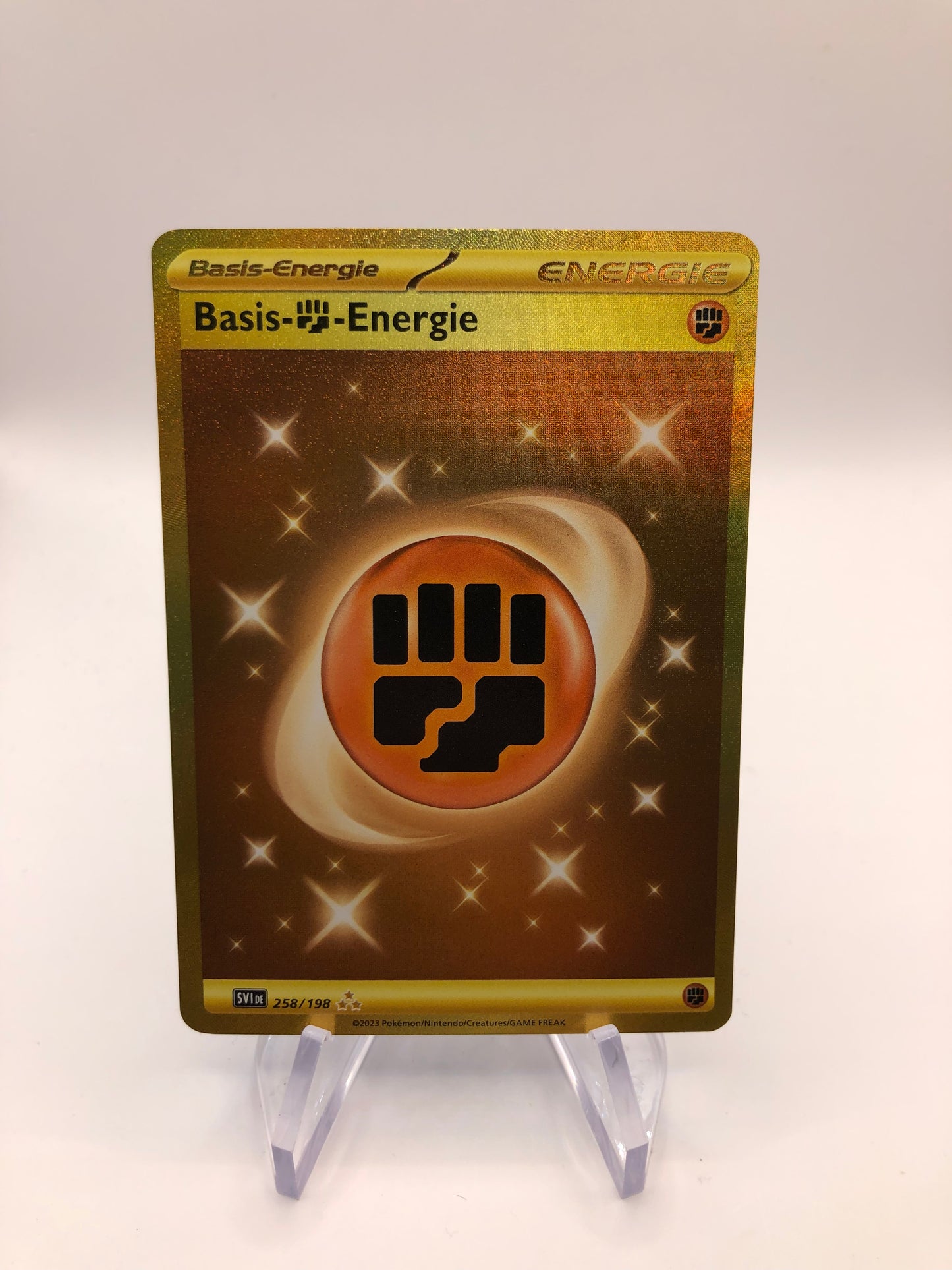 Pokemon Karte Gold Energie 258/198 Deutsch