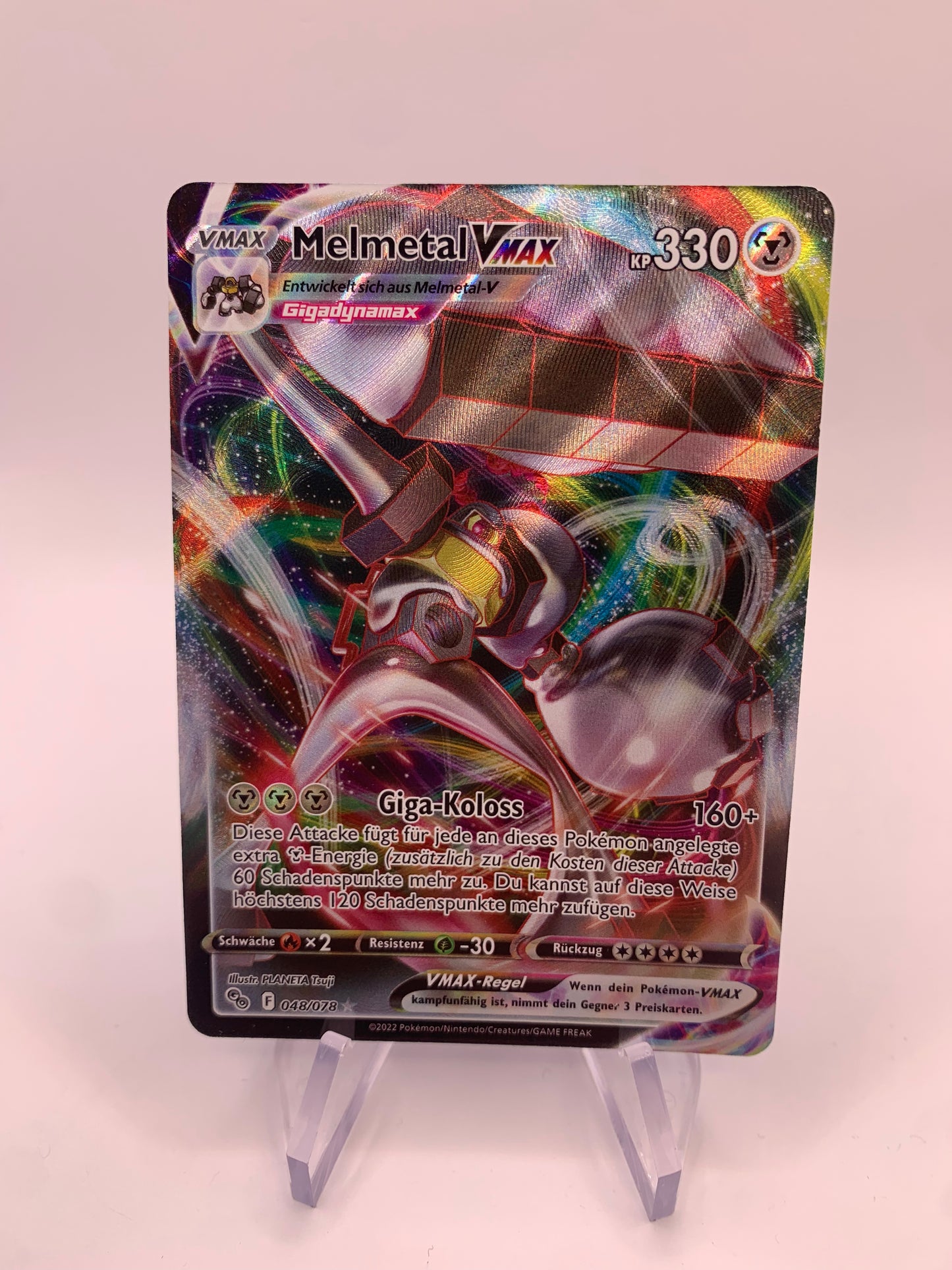 Pokemon card Vmax Melmetal 48/78 German