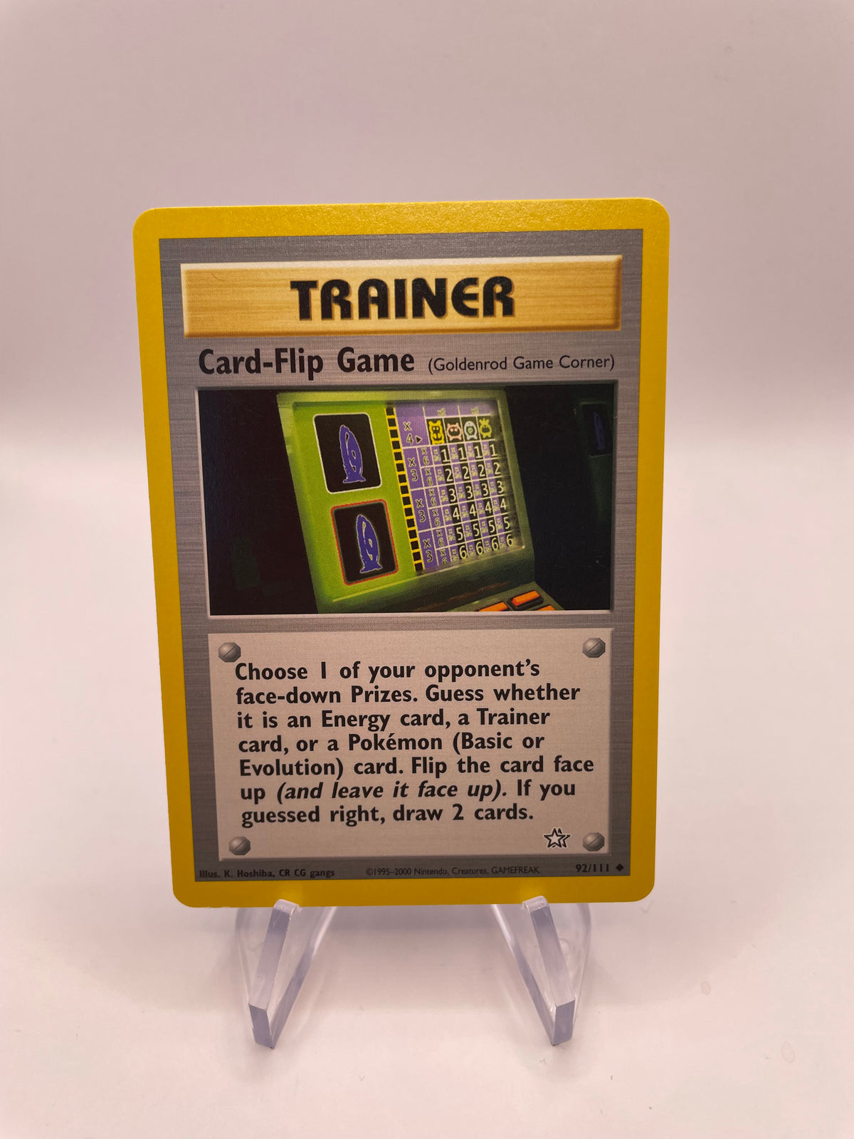 Pokemon Karte Ratespiel Neo Genesis 92/111 Englisch