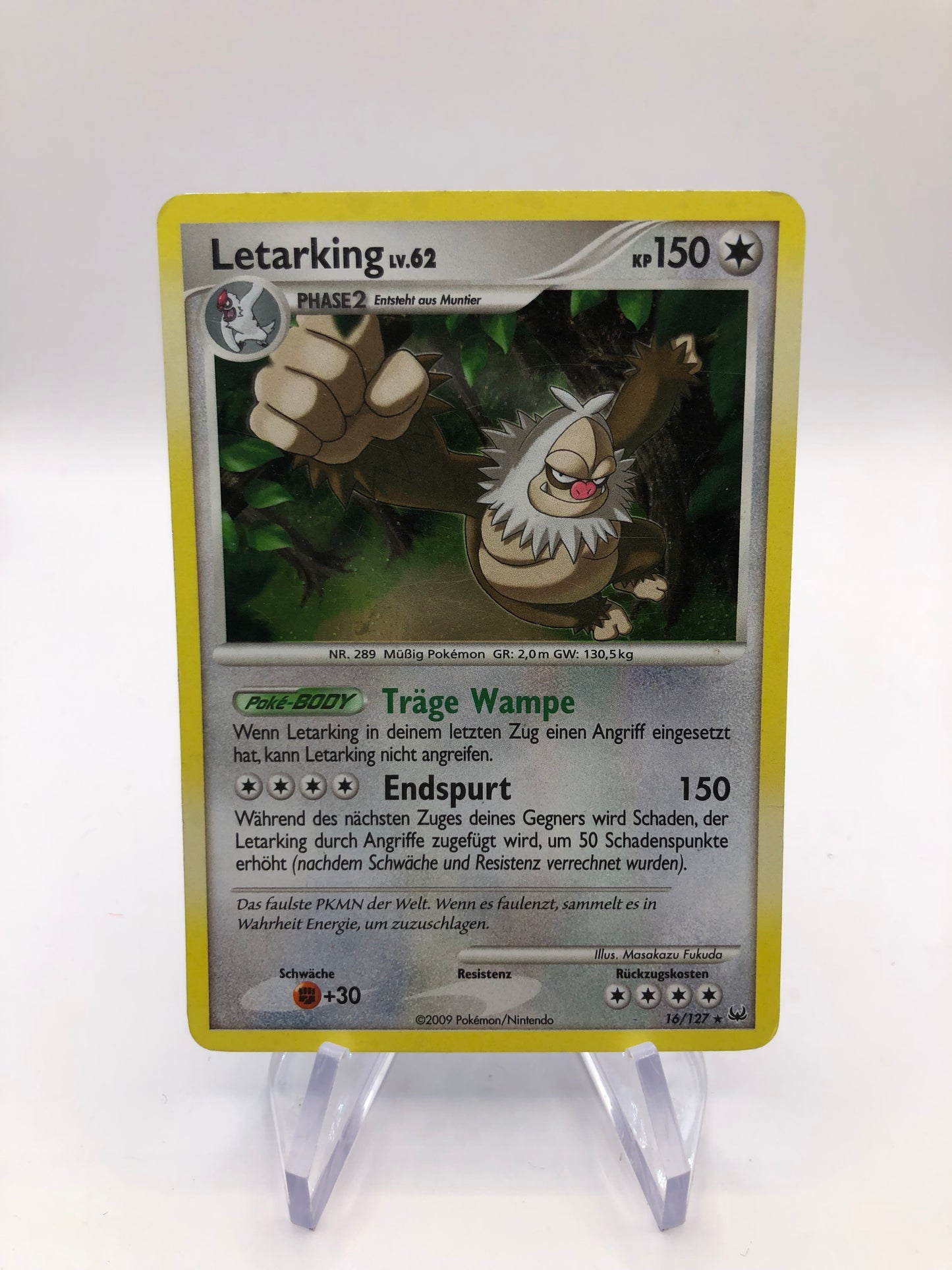 Pokemon Karte Holo Letarking 16/127 Deutsch