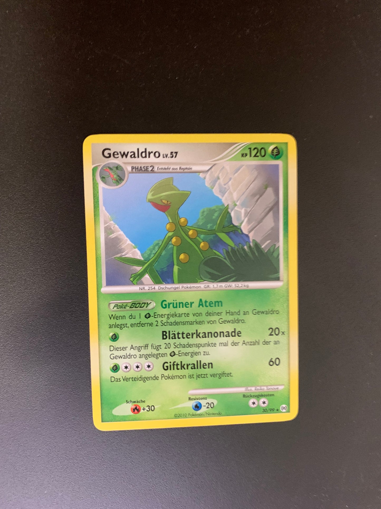 Pokemon Karte Gewaldro 30/99 Deutsch