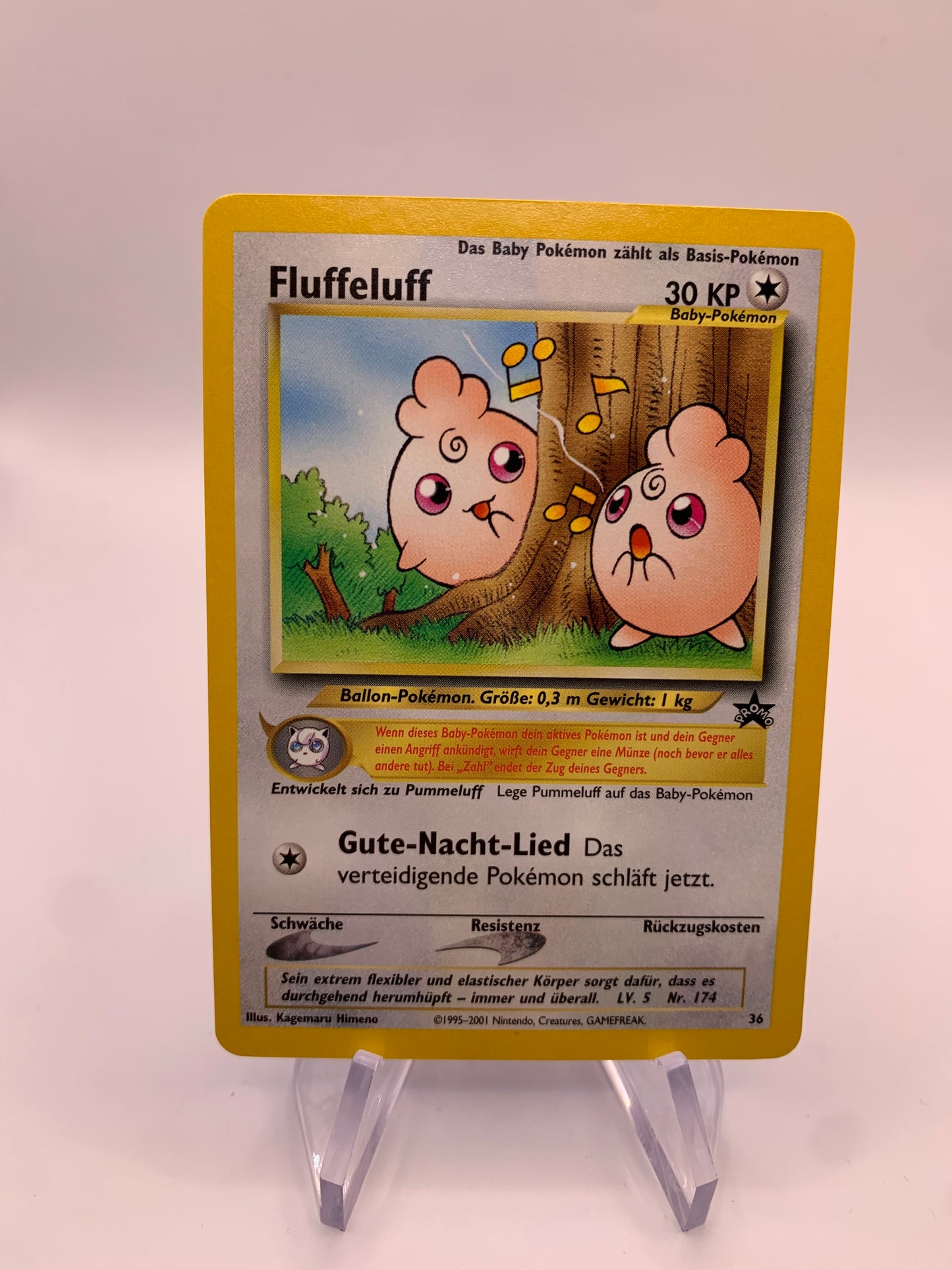 Pokemon Karte Blackstar Promo Fluffeluff 36 Deutsch