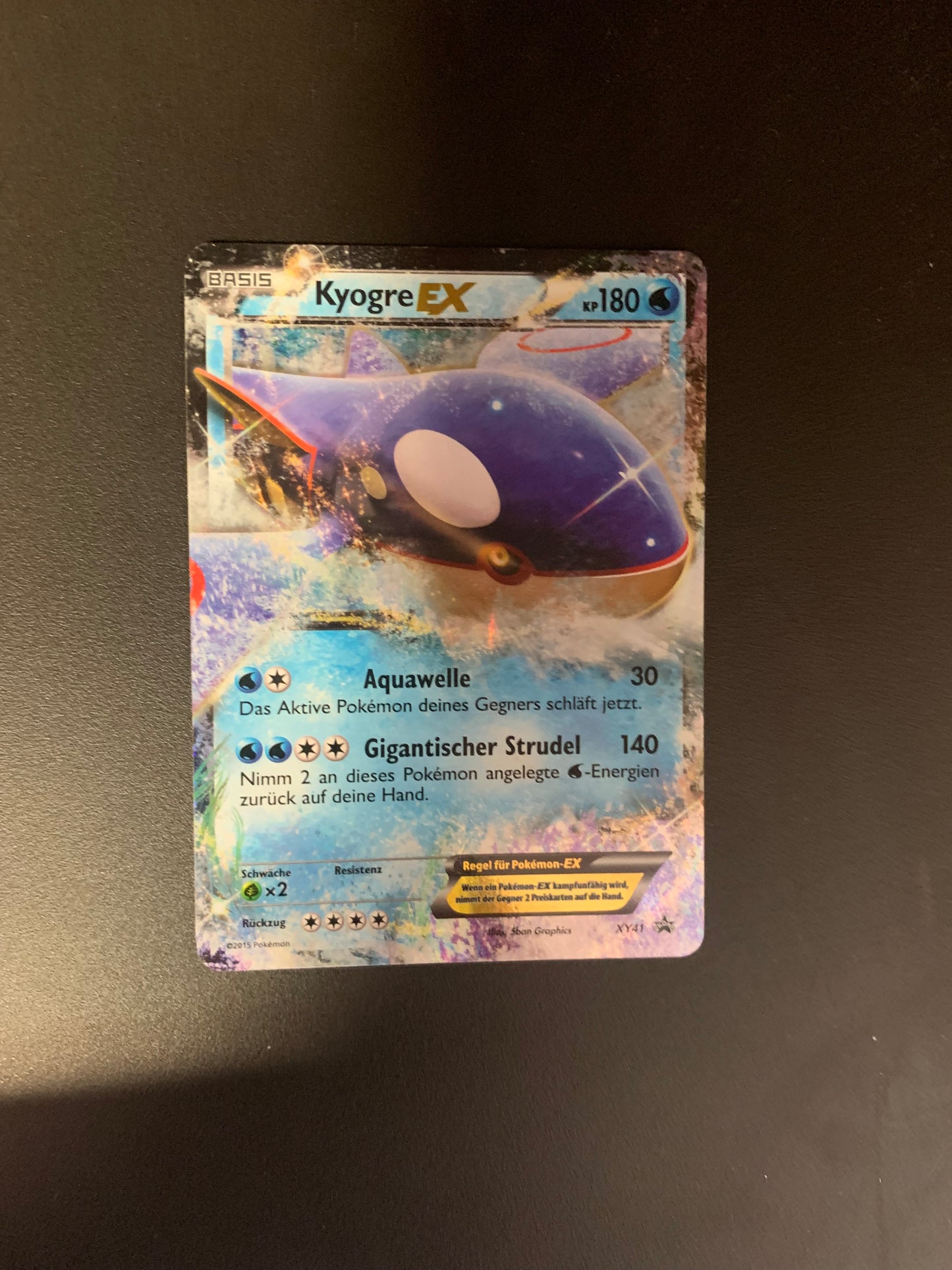 Pokemon Karte EX Promo Kyogre XY41 Deutsch