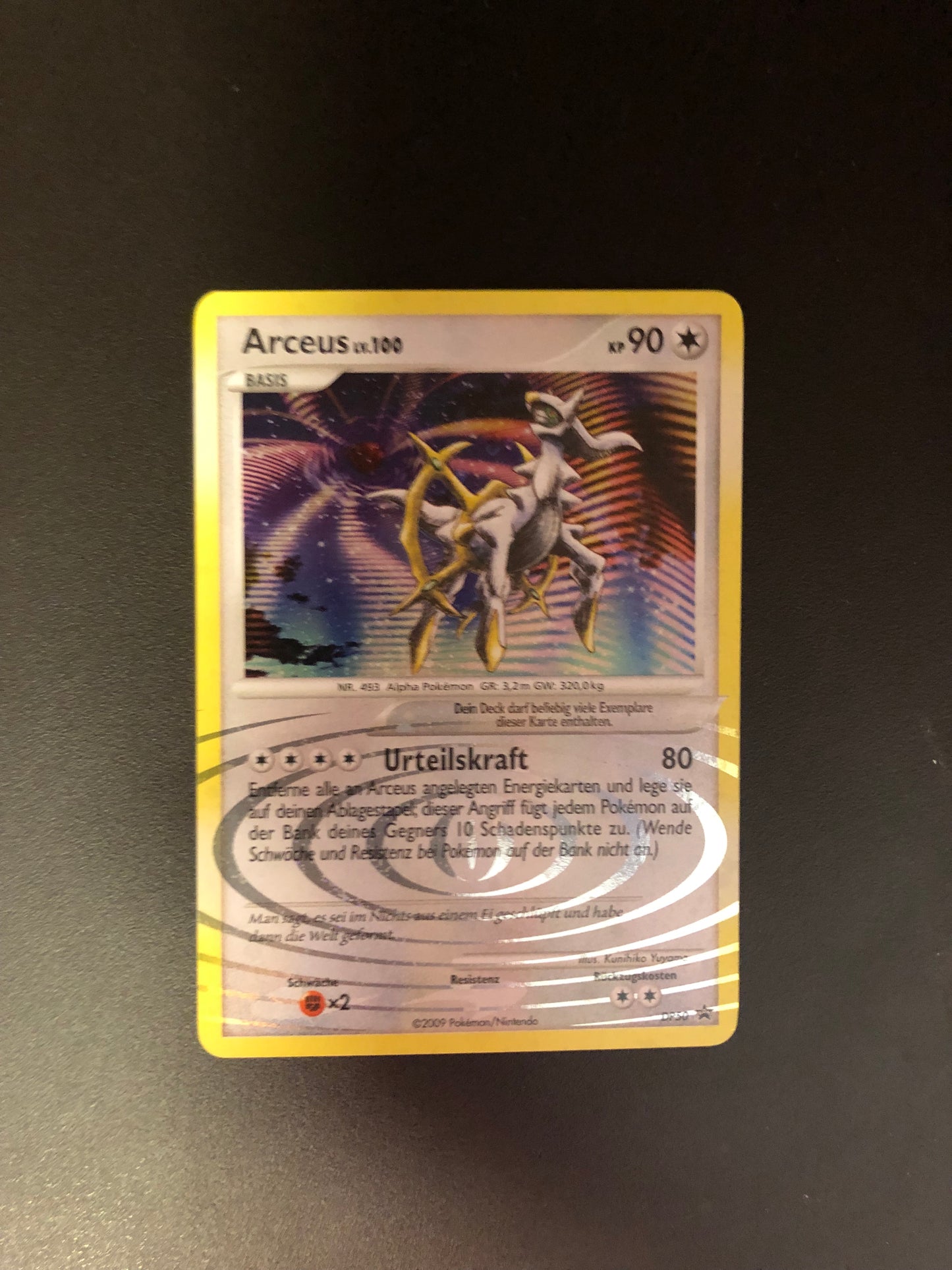 Pokemon Karte Promo Holo Arceus DP50 Deutsch