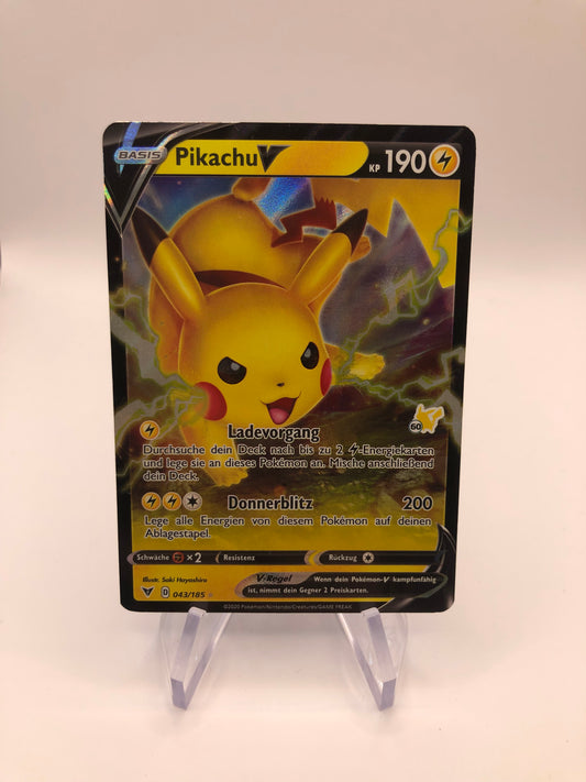 Pokemon Karte V Pikachu 43/185 Deutsch