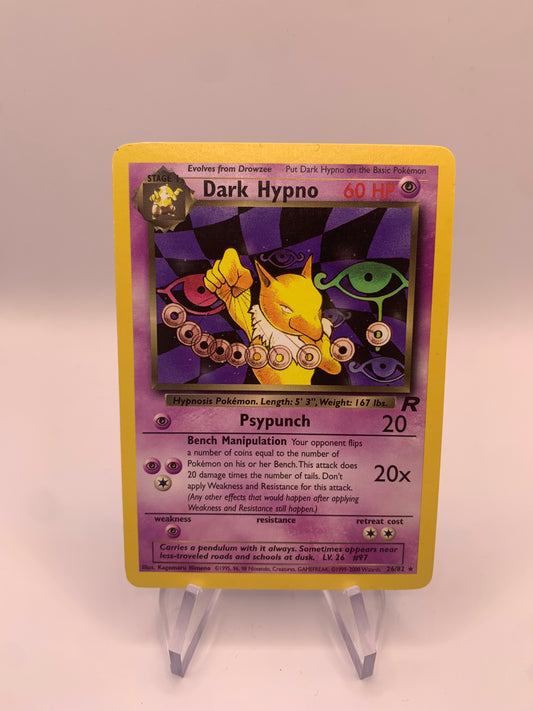 Pokemon Karte Dunkles Hypno Rocket 26/82 Englisch