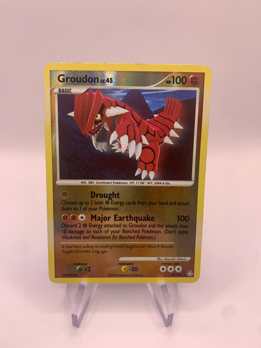 Pokemon Karte Revers Groudon 29/146 Englisch