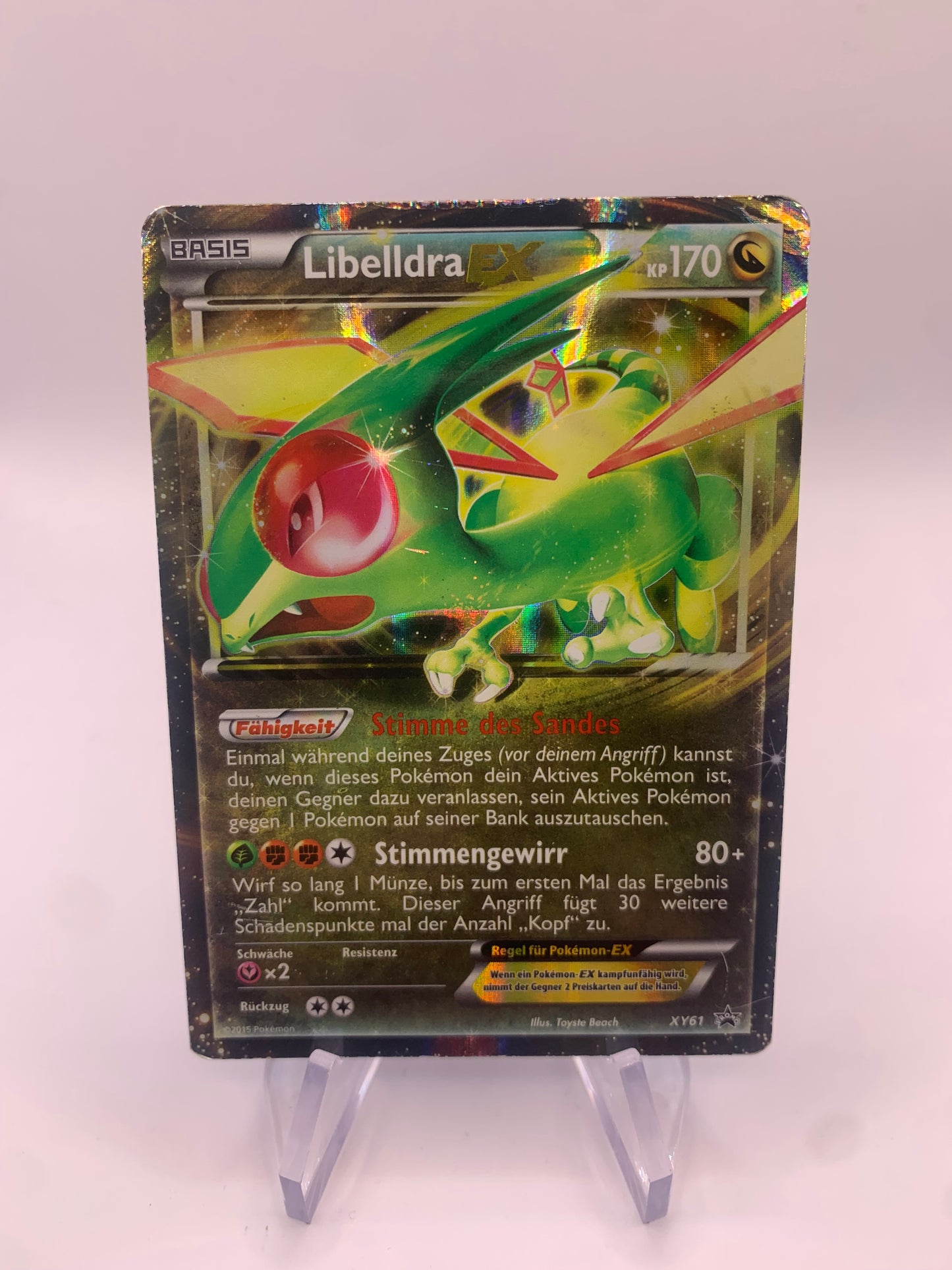 Pokemon Karte Promo EX Libelldra XY61 Deutsch