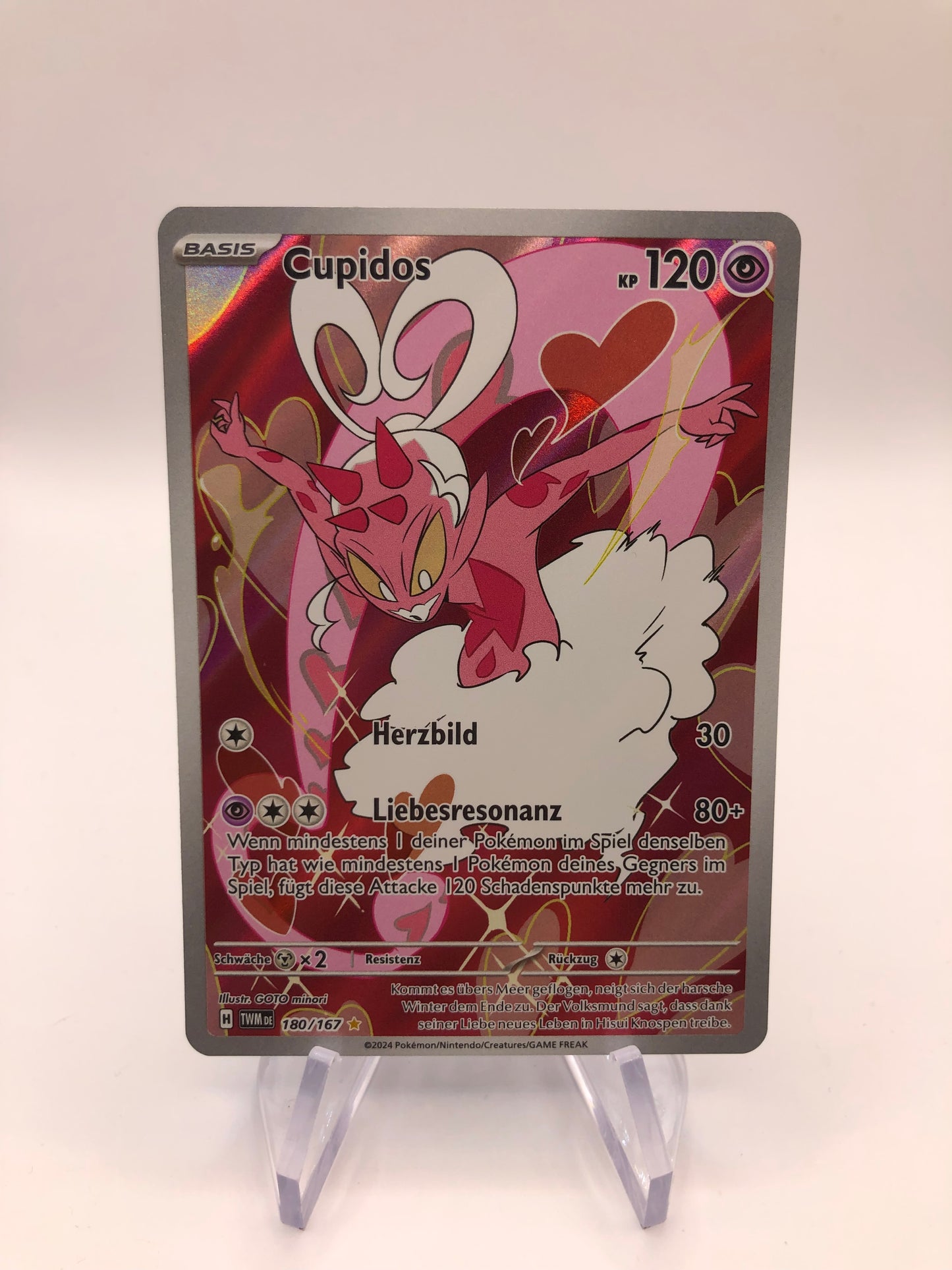 Pokemon Karte Art-Rare Cupidos 180/167 Deutsch
