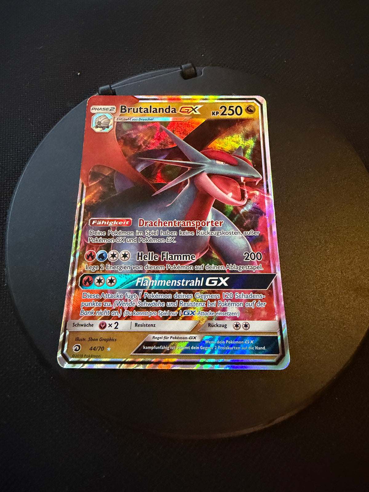 Pokemon Karte GX Brutalanda 44/70 Deutsch