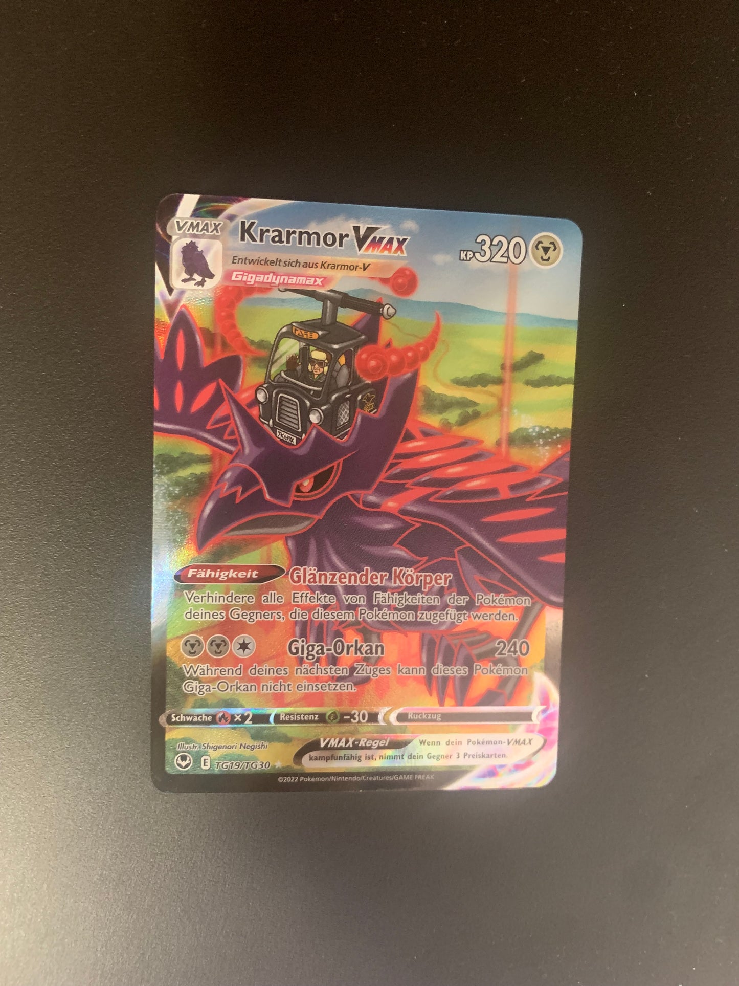 Pokemon Karte Alt Art Vmax Kramor TG19/TG30 Deutsch