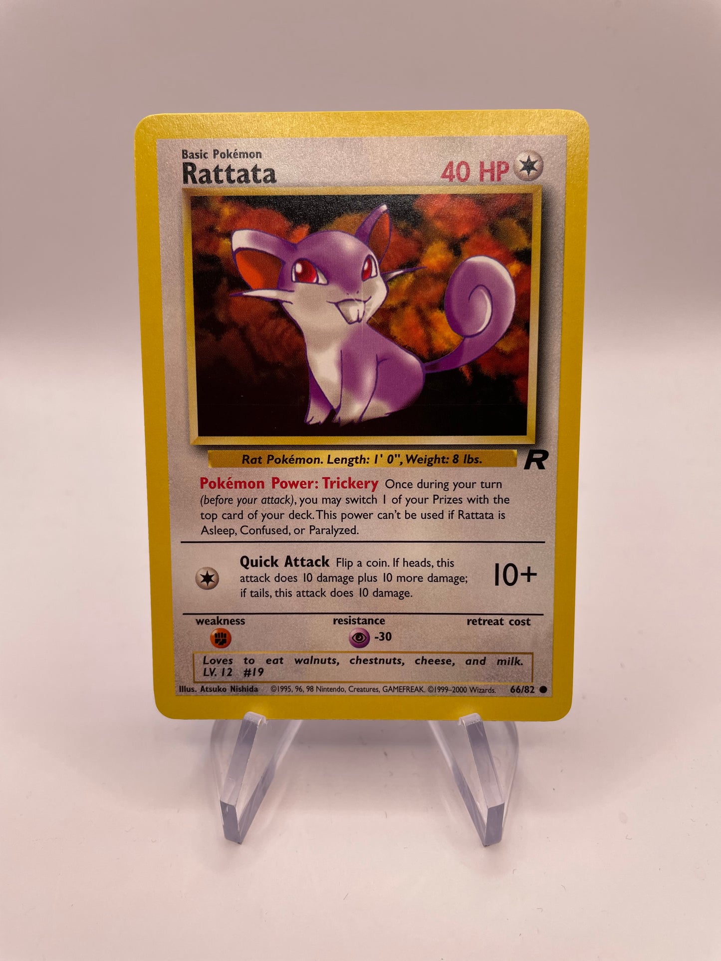 Pokemon Karte Rocket Rattata 66/82 Englisch