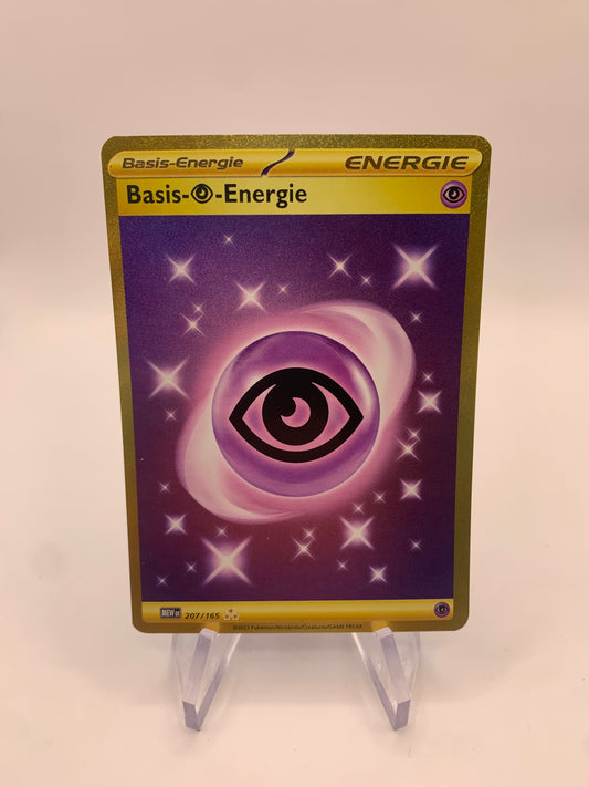 Pokemon Karte Trainer Fullart Gold Basis Gift Energie 207/165 Deutsch