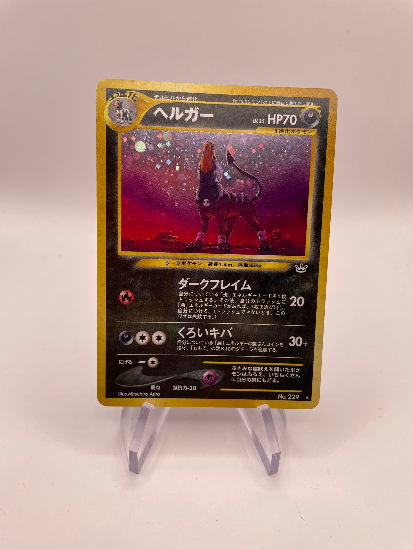 Pokemon Karte Holo Hundemon No.229 Japanisch