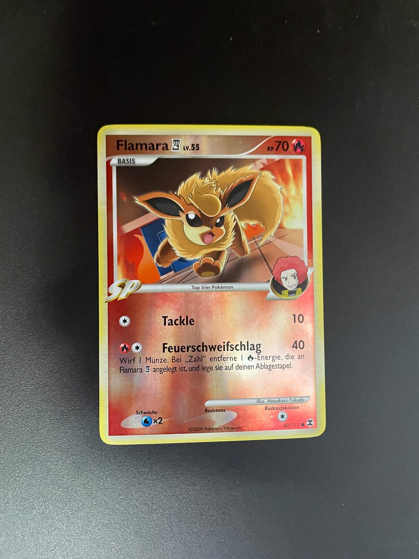 Pokemon Karte Revers Flamara 60/111 Deutsch