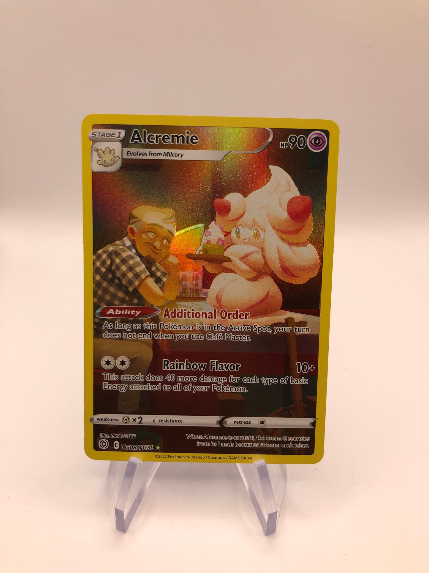 Pokemon Karte Art-Rare Alcrmie TG08/TG30 Englisch