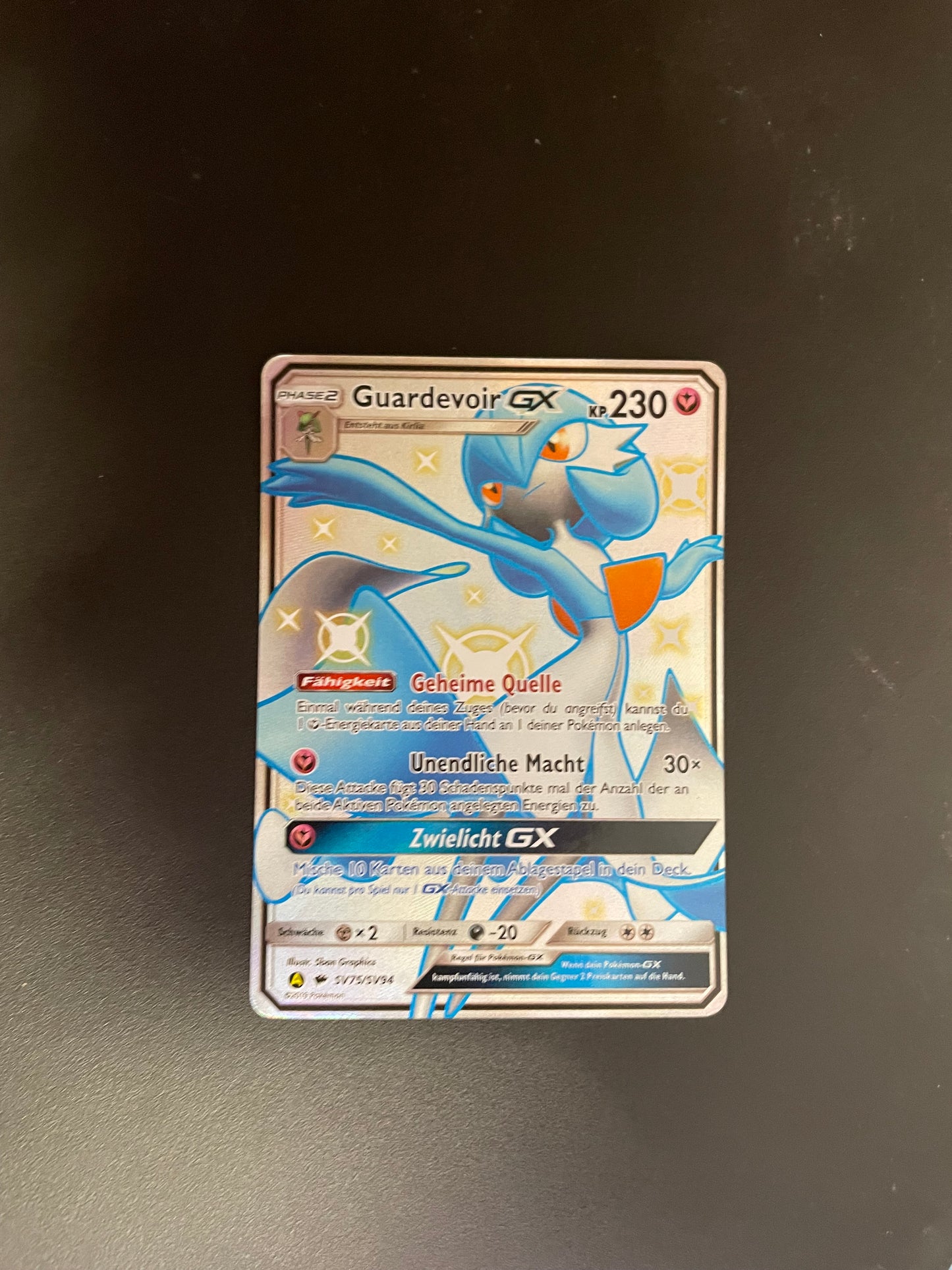 Pokemon Karte GX Guardevoir SV75/SV94 Deutsch