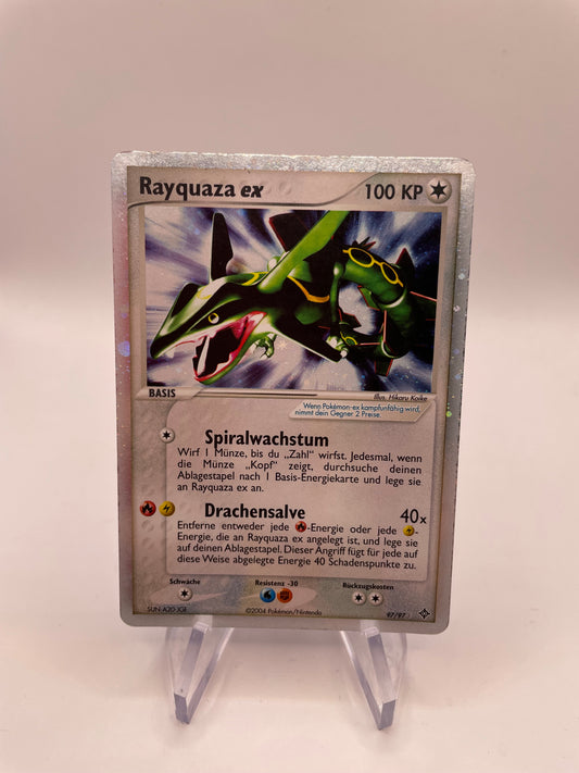 Pokemon Karte ex Rayquaza 97/97 Deutsch