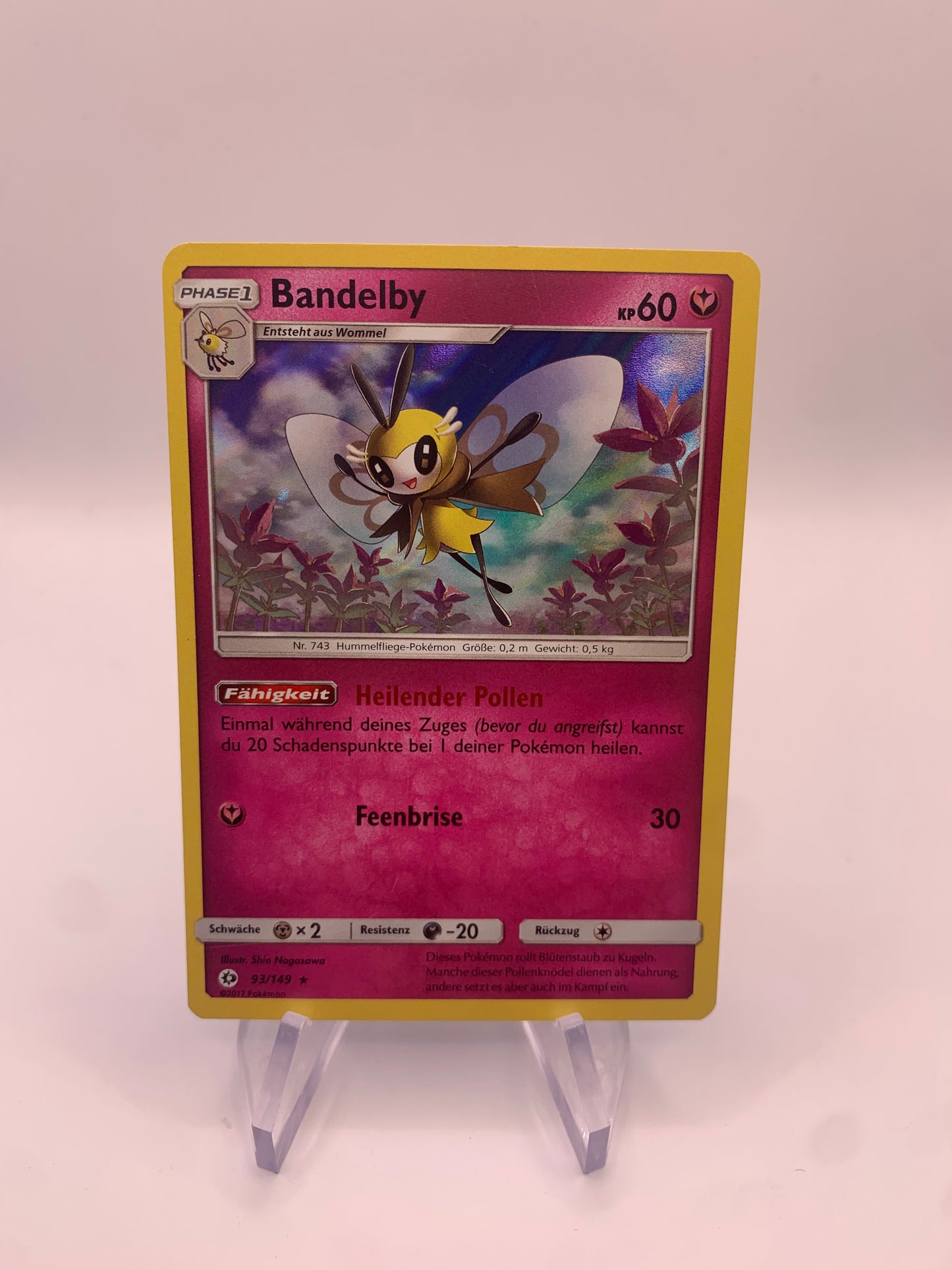 Pokemon Karte Holo Bandelby 93/149 Deutsch